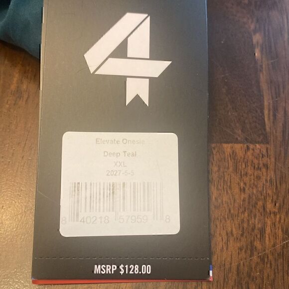 NWT 4 Laps Elevated Onesie Teal Blue Combo XXL - Picture 8 of 11